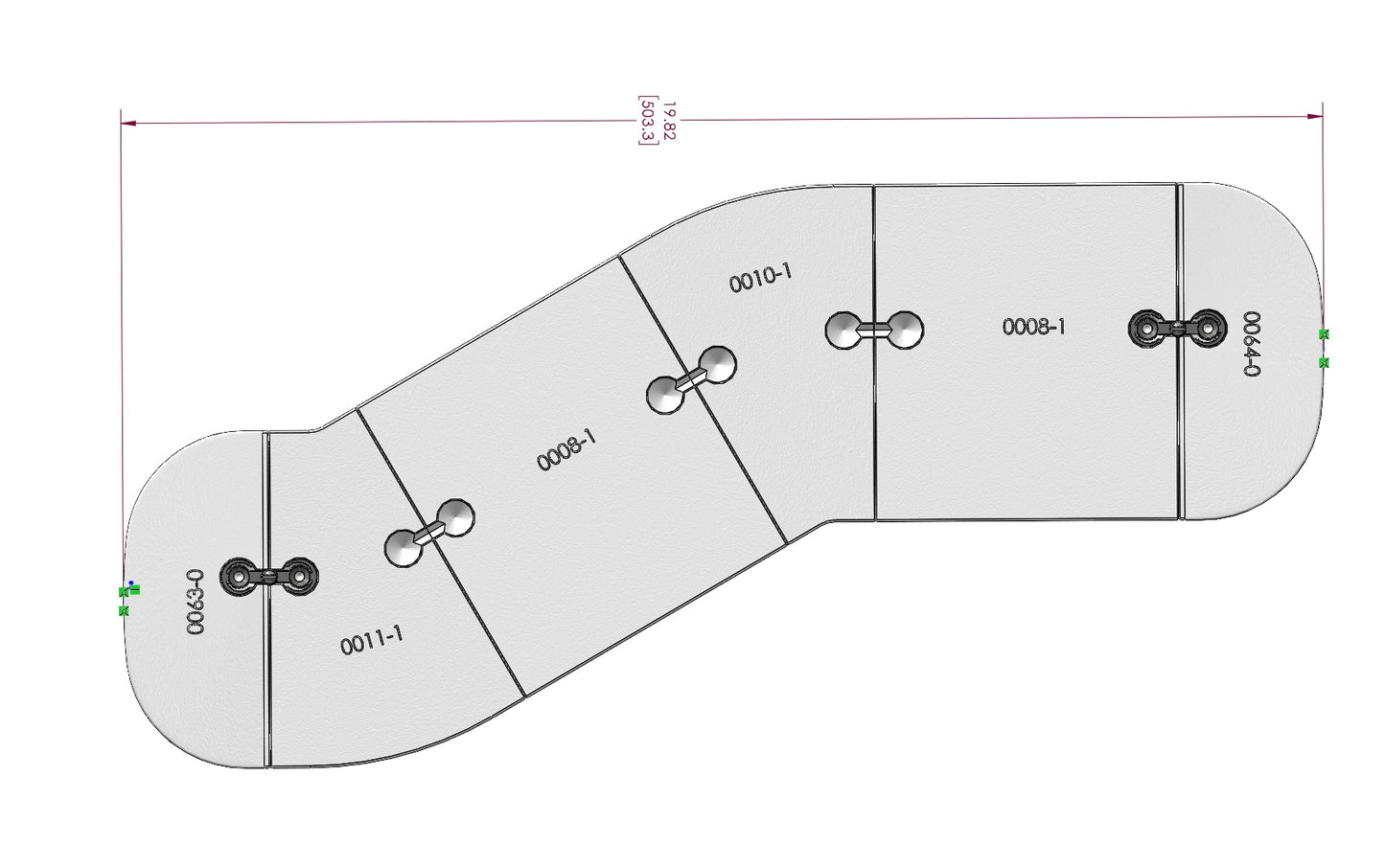 Modular Twin Jump Obstacle