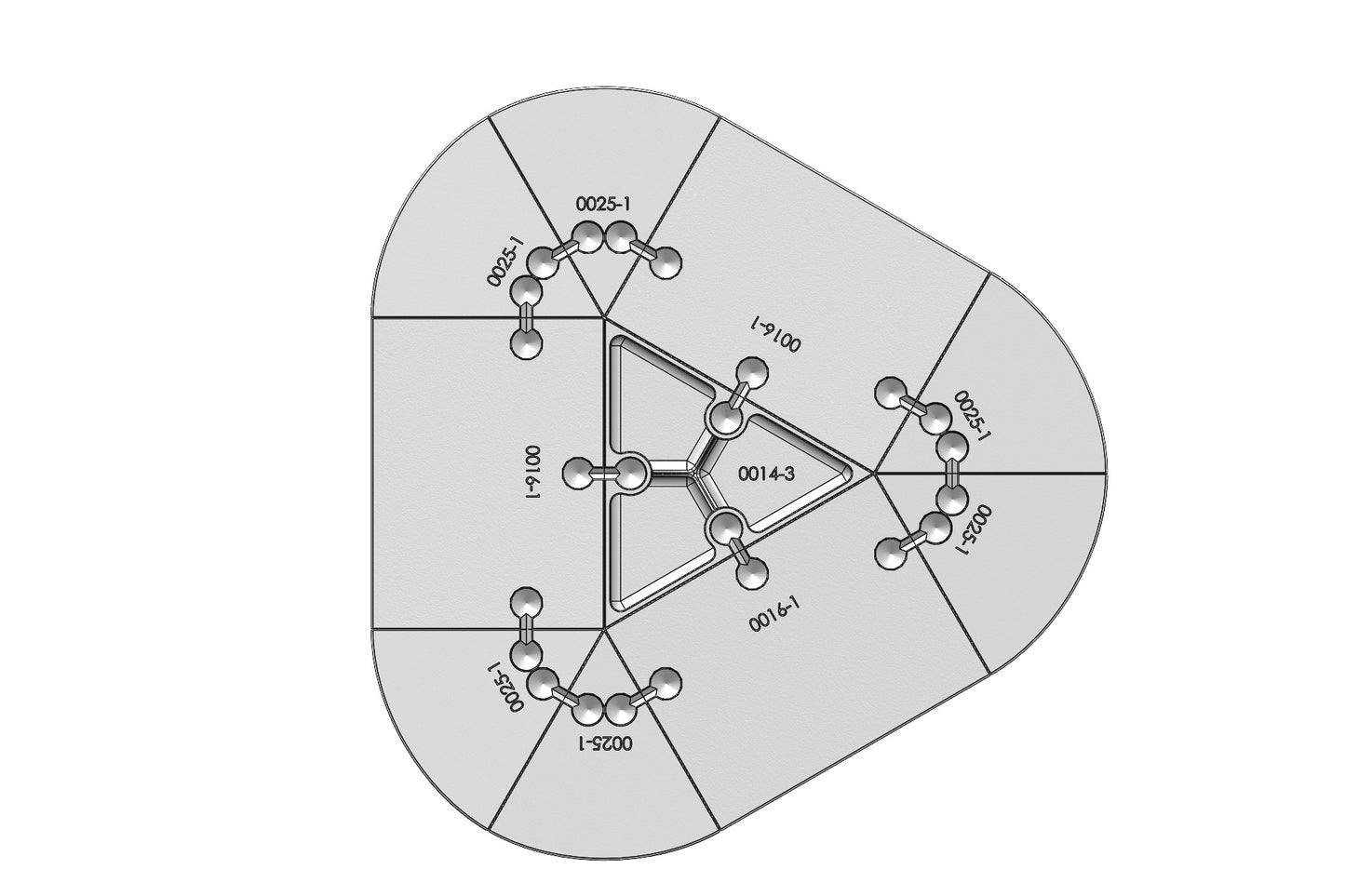 Modular Triangle Obstacle