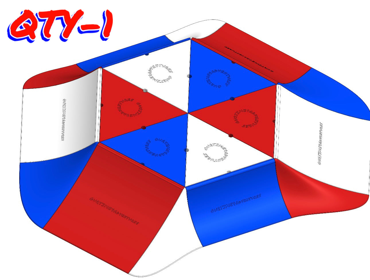 PREORDER - LIMITED EDITION Track Set - Independence Day Red, White, & Blue track including Podium and Trophy set