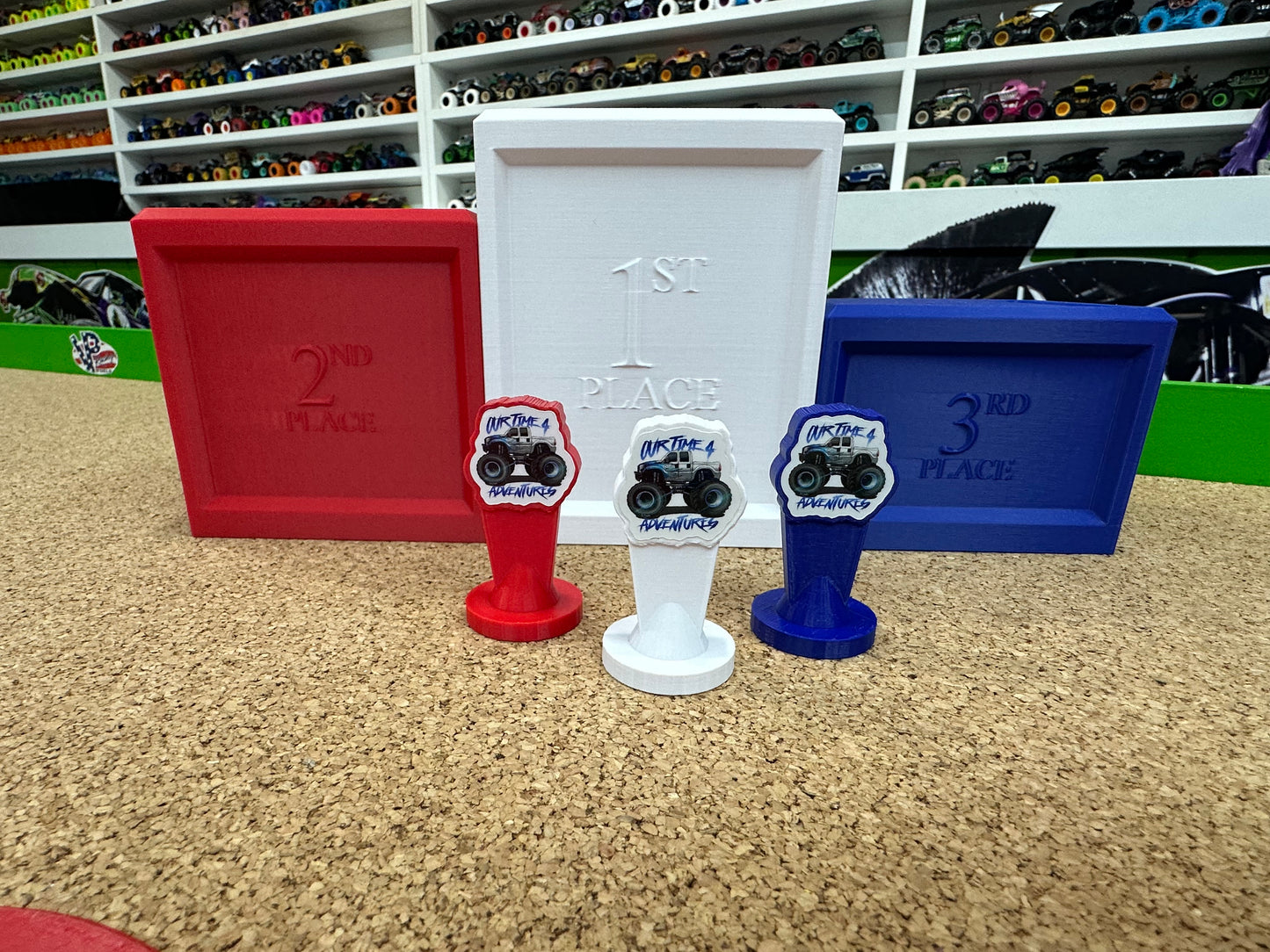 PREORDER - LIMITED EDITION Track Set - Independence Day Red, White, & Blue track including Podium and Trophy set