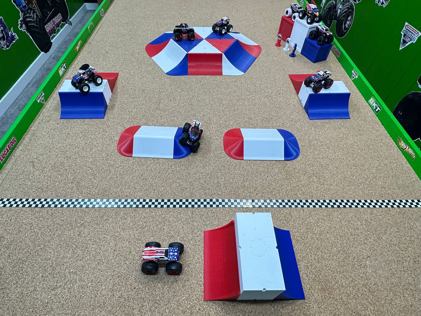 PREORDER - LIMITED EDITION Track Set - Independence Day Red, White, & Blue track including Podium and Trophy set