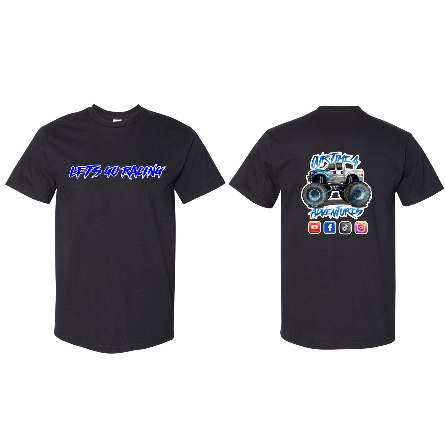LET’S GO RACING Shirts-Adults short sleeve