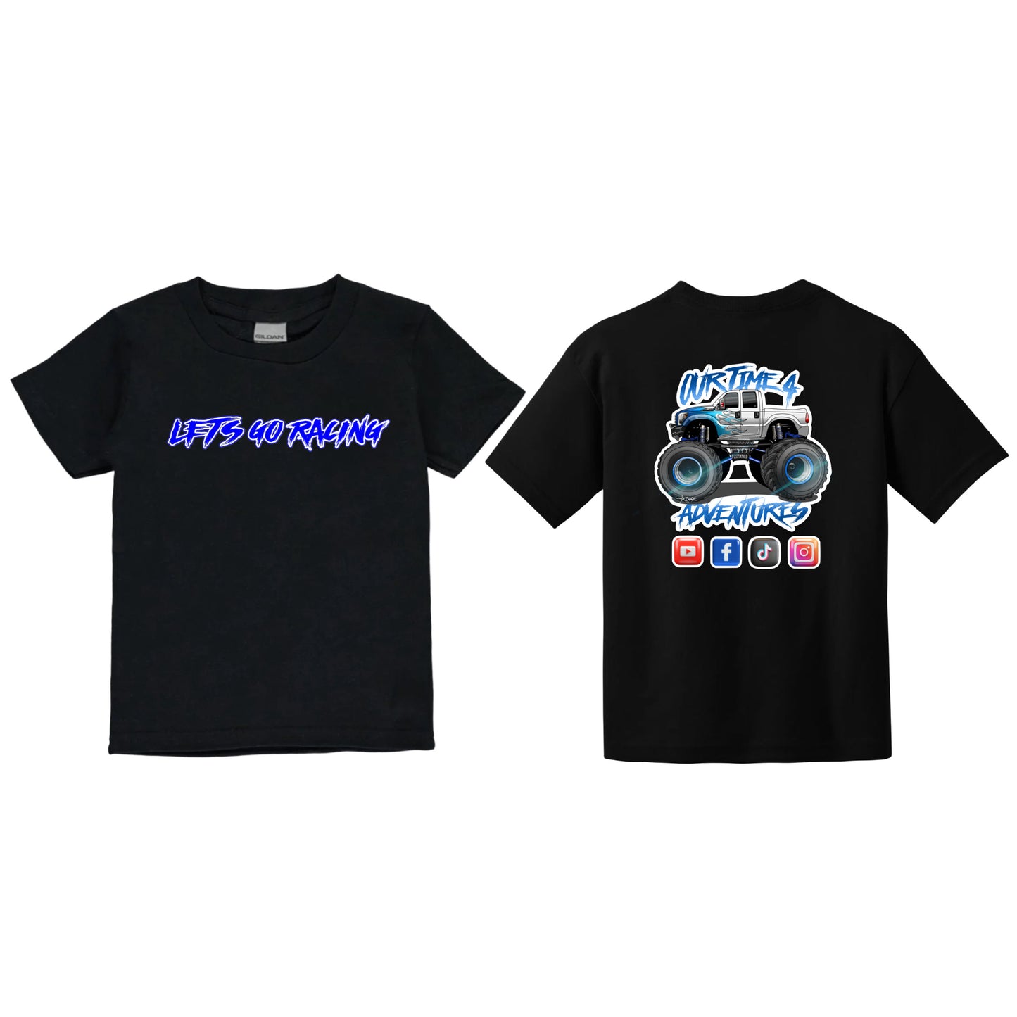 LET’S GO RACING Shirts-Kids short sleeve