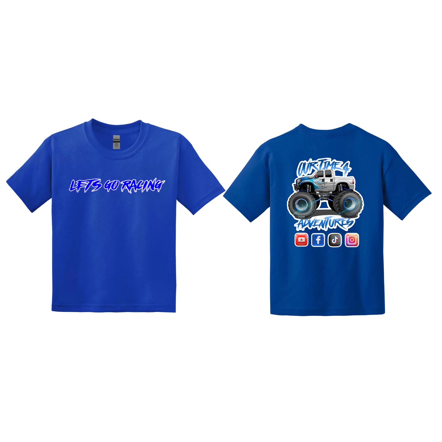 LET’S GO RACING Shirts-Kids short sleeve
