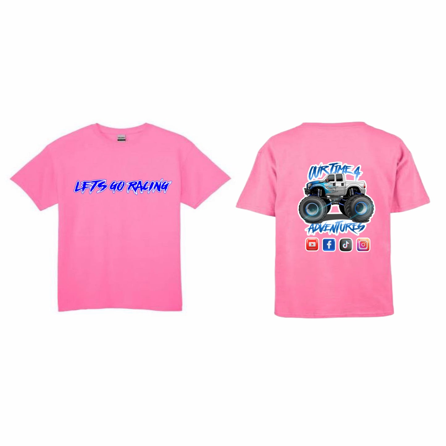 LET’S GO RACING Shirts-Kids short sleeve